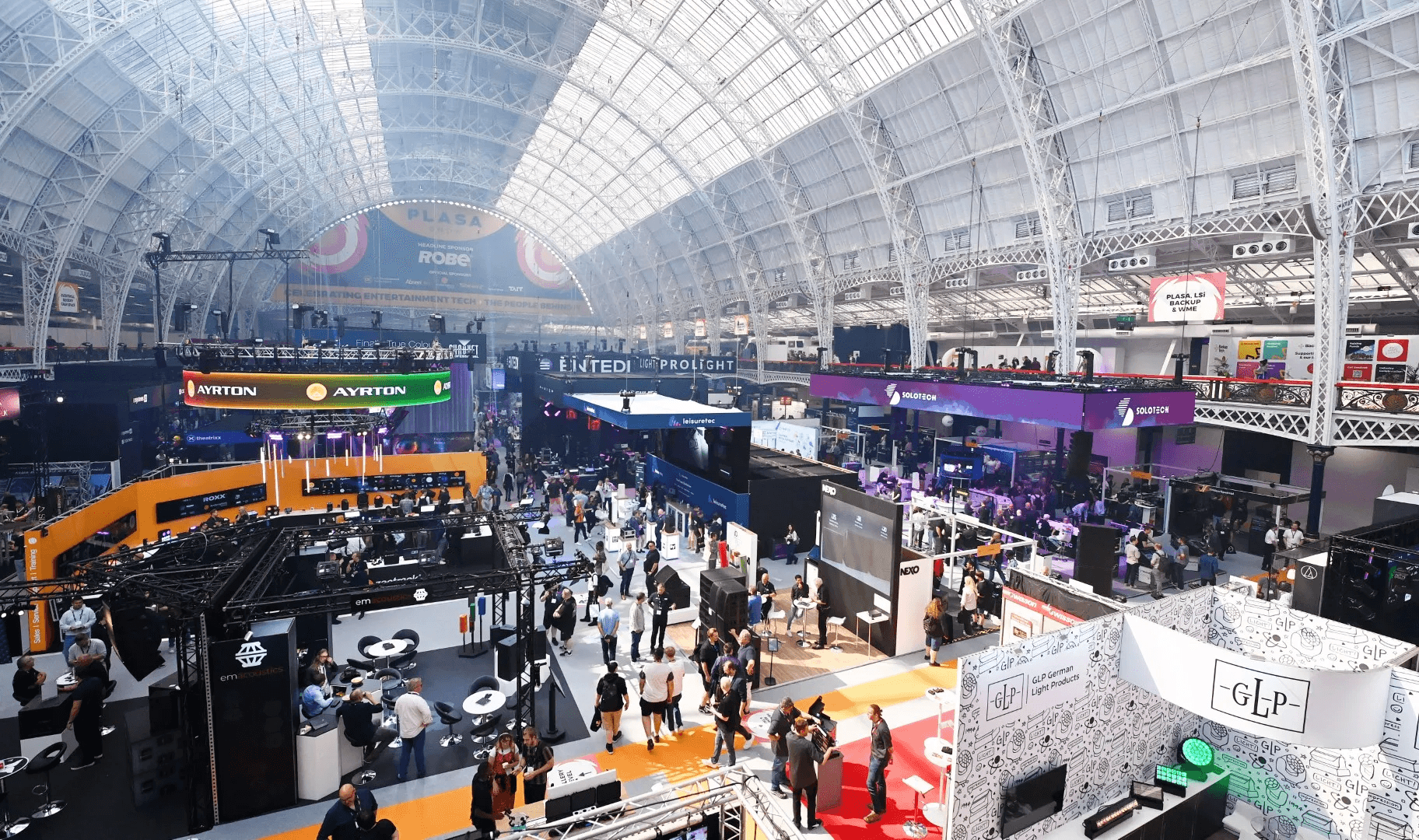 PLASA Show exhibition banner